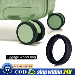 【Local delivery】 Trolley Case Silent Caster Cover Reduce Wheel Noise Luggage Caster Shock Absorber Protective Cover