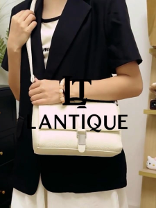 LT New Niche Internet Celebrity PU Underarm Baguette Bag Vintage Commute Style Small Versatile Ideal for Daily Work