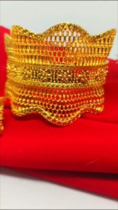 Gelang Terbaru Fashion Xuping Titanium & Perhiasan Dubai Lapis Emas 24K