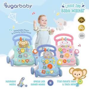 SUGARBABY Little Zoo Baby Walker / Mainan Dorong Bayi / Dorongan Belajar Jalan / SUGAR BABY BANDUNG