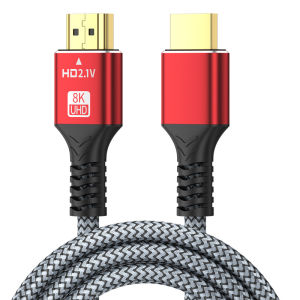 8K HDMI2.1 Cable High Speed HDMI 8K Cable 60HZ 2.1V 4K 144HZ 3D TV Computer Monitor Projector PS Game Console Audio And Video
