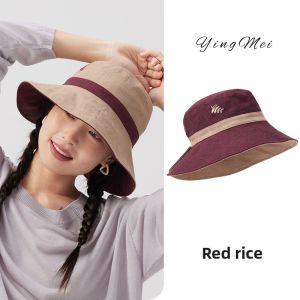 YINGMEI | Portable Foldable Wide Brim Cotton Linen Sun Hat