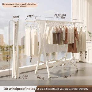 MINGZHI | Extendable Drying Rack for Quilts