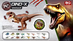ของเล่นไดโนเสาร์ Jurassic Park จูราสิคปาร์ค DINO-X ขยับหัว ขยับหาง มีไฟและเสียง เหมือนจริง สำหรับเด็ก