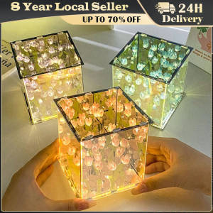 DIY Tulip Mirror Cube Lamp: A Unique Birthday Gift