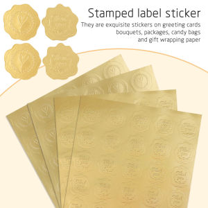 【On Sale】5Pcs Self-adhesive Envelope Label Sealing Packaging Label Thank You Sticker