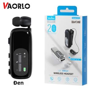 Tai Nghe Bluetooth 5.4 K75 Lavalier Dành Cho Doanh Nhân Màn Hình LED Thời Gian Đàm Thoại 20 Giờ Tai Nghe Không Dây Với Chức Năng Phát Giọng Nói Thích Hợp Cho Công Việc Và Lái Xe
