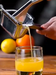 [SG Stock] 304 Stainless Steel Hand Press Juicer Manual Fruit Squeezer for Lemon Orange Citrus Fruits