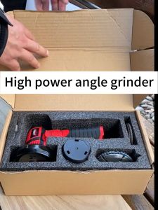 12V Mini Angle Grinder Cordless Grinder Grander Machine 3 in 1/Handheld Cutter With 2 Lithium Battery Electric Angle Grinder For Cutting Polished Tiles Wood Stone Steel Electric Grinding Tool