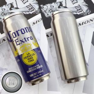 DIHUANTUO | Student Portable Insulated Cola Bottle Style 316 Stainless Steel Mug With Straw