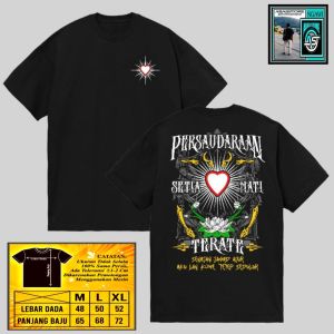 Kaos PSHT Kaos Persaudaraan Setia Hati Terate Kaos SH Terate Kaos Sablon Terbaru