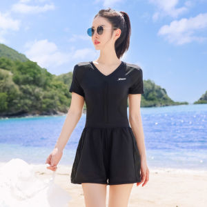 XTEP | Tummy Control Slimming Modest Plus Size One Piece Swimsuit