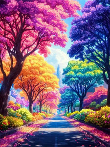 HUACAN Diamond Painting 5d Tree Landscape Diy Diamond Mosaic Novelties 2026 Colorful Unique Gift Handicrafts Rhinestones