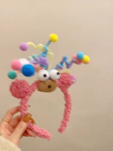 Bờm Tóc Con Cua Tua Rua Pháo Sinh Nhật Đáng Yêu Băng Đô Cài Tóc Hình Thú Nhồi Bông Dễ Thương