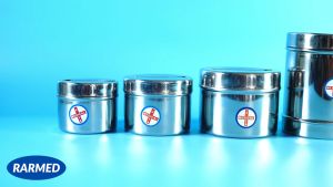 Hộp đựng bông gòn hộp đựng thuốc kim tiêm Inox VITA MEDICAL - Dày Nhiều cỡ