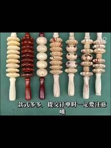 Roda Urut Manual Alat Urut Roda Berr Buatan Kayu Alat Urut Genggam Belakang Peralatan Kecergasan Alat Letak Barang Betis Borong Kilang