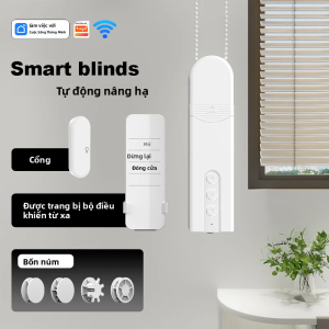 Động Cơ Rèm Cuốn Điện WiFi Với Điều Khiển Từ Xa Bằng Ứng Dụng Và Giọng Nói Tương Thích Với Alexa Và Google Home Để Tự Động Hóa Điều Khiển Cửa Sổ Êm Ái.