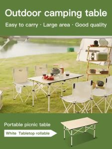 Kanes Camping chair and table set 95CM table camping chair buy 1 take 4 Aluminum camping folding table amping table with chair camping equipment
