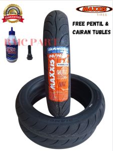 Ban Tubles MAXXIS Diamond Ring 14 Untuk Motor Metik FREE CAIRAN