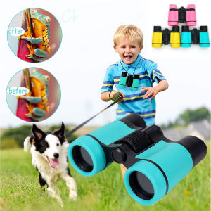 Kids Binoculars Boys Girls Outdoor Educational Learning Science Toy Childrens Telescopes for Camping Travel Sports