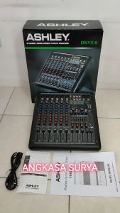 Mixer ASHLEY ONYX6 ONYX 6 ORIGINAL 6 Channel Effect Reverb 199 Dsp Edit A Edit B