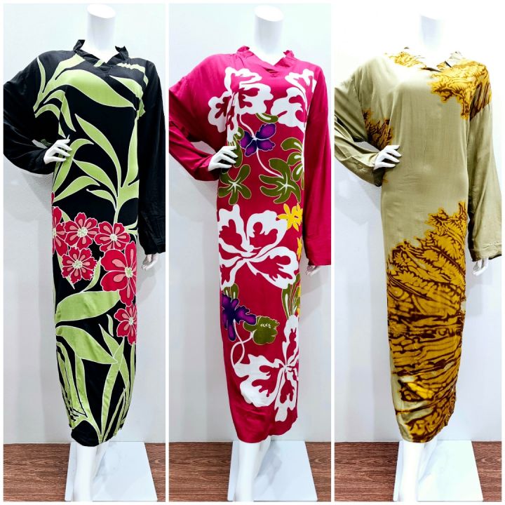 KAFTAN KELAWAR TANGAN PANJANG EKSKLUSIF TRENGGANU SILK DESIGN PEMBORONG & PERUNCIT