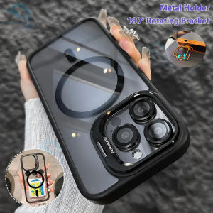 [ส่งเร็ว] หรูหราเคสชาร์จไร้สายเลนส์โลหะผู้ถือที่มีนุ่มและเป็นมิตรกับผิวปกหลังเหมาะสำหรับ IPhone 13 11 12 14 14 16 Pro Max ตาข่ายกรอบเคสโทรศัพท์เคสระบายความร้อน