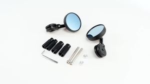 7/8" 22mm Motorcycle Motorbike Scooters Rear View Side Mirror Handle Bar End Mirrors For Yamaha Kawasaki Motorcycle Parts