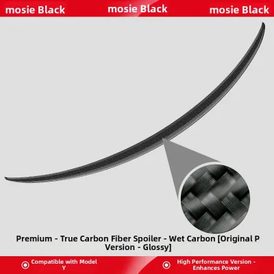DIBOCHEPIN | Dry and Wet Carbon Fiber High-Performance Tail Wing for Tesla Model Y