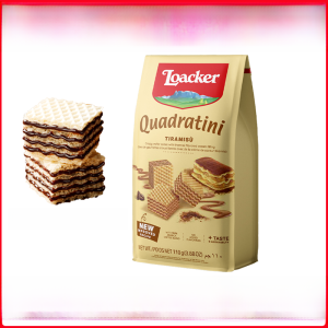 Italy Import Snack Loacker Loacker Wafer Cubes Biscuit 110G Sandwich Wafer Little Cookie Expiration