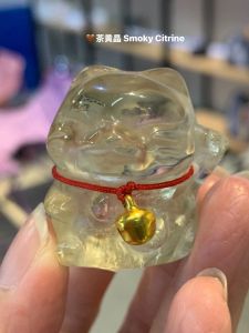 🐱✨ Crystal Carved Fortune Cat 水晶雕刻招财猫 |