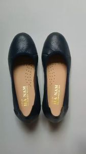 Giày búp bê nữ cao gót 5cm HA NAM da bò thật thời trang cao cấp GBBN2080