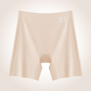 MiiOW | กางเกงขาสั้นป้องกันแสงแดดแบบไร้ตะเข็บสำหรับผู้หญิง MiiOW ฤดูร้อนปี 2025 กางเกงชั้นในแบบซ่อนได้สองชั้น ทรงเอวสูง สไตล์เรียบง่าย