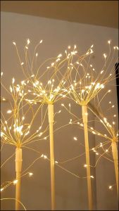 Lampu FireWorks Laba-Laba Kembang Api 1 Set isi 6 Standing untuk Halaman Rumah Taman Hias Cafe dan Home Decor Dekorasi Pelaminan Wedding Termurah Premium Import Artifisial