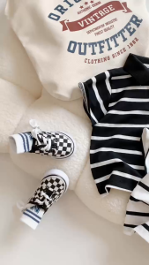 Áo Cộc Bé Trai SUMO CITY Áo Polo Gấu Kẻ Chất Cotton Cao Cấp Cho Bé Từ 8-27kg