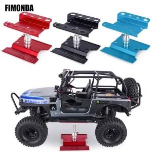 360° Rotating Aluminum Alloy RC Car Repair Stand,Universal Workstation for 1/8 1/10 Scale Crawler TRX-4 Axial SCX10 Buggy