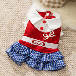 hipidog | Váy sơ mi mùa thu mỏng cho chó cưng Hipidog phong cách Hippie Dog College dành cho chó cưng nhỏ và chó con giống Bichon