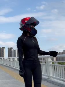 WOSAWE | WOSAWE Warm Motorcycle Jacket Autumn Winter Women Girl Motocross Body Gear Casual Street Riding Shirts Downhill Bike Coat