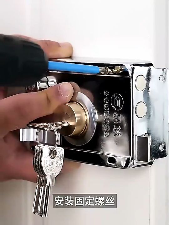 stainless ½steel door lock, strong locking, universal antitheft door