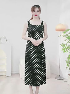 Váy Mùa Hè Dài Cổ Chữ V Không Tay Cho Nữ Váy Công Sở Thanh Lịch Váy Thường Ngày Váy Chữ a Không Tay Dài Thường Ngày