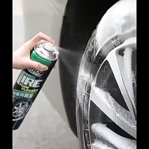 1200ML Car Tire Foam Cleaner Black Tire Wax Emulsion High Gloss Spray Cleaner Tire Polish Clean
