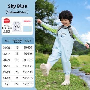 Children Waterproof Overalls for Outdoor Water Activities