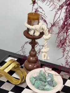 Atmospheric Retro Decor Candlestick
