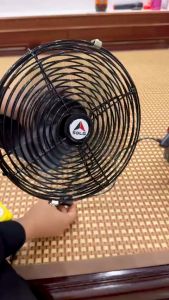 Quạt cabin sắt 8 inch 21cm thép cánh 12v 24v siêu bền