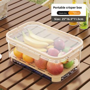 CMGF | Portable Outdoor Cooler Box for Camping Picnic Fruit Lunch Box