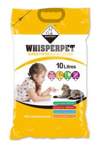 Whisperpet Bentonite Cat Litter Sand 10L