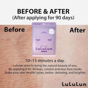【Direct From Japan】Lululun Hokkaido Lavender Face Mask: Hydrating & Soothing for Soft Supple Skin