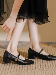 LIQIXIEFANG | Vintage Elegant French Mary Jane Shoes Flat