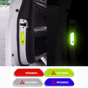 Car Door Reflective Sticker Car Body Warning Decal For Mitsubishi Outlander Lancer 10 9 ASX RALLIART Eclipse L200 Pajero Triton