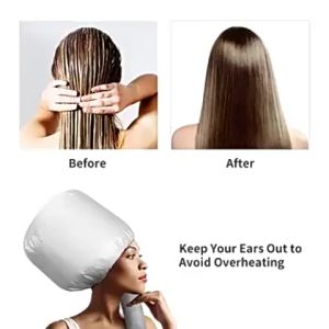 Topi Tudung Hairdryer Bonnet Pengering Rambut Cap Soft Hood Hair Dryer